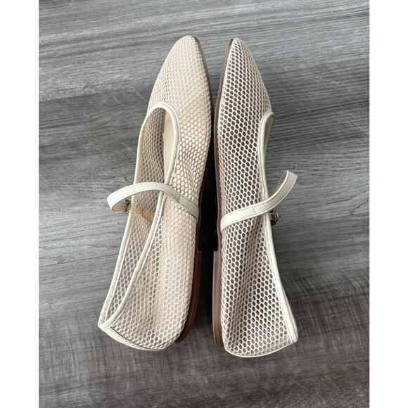 Cushionaire Women's Muse Ivory Mesh Flats Shoes Buckle Size 11 NWOT New - Picture 5 of 7